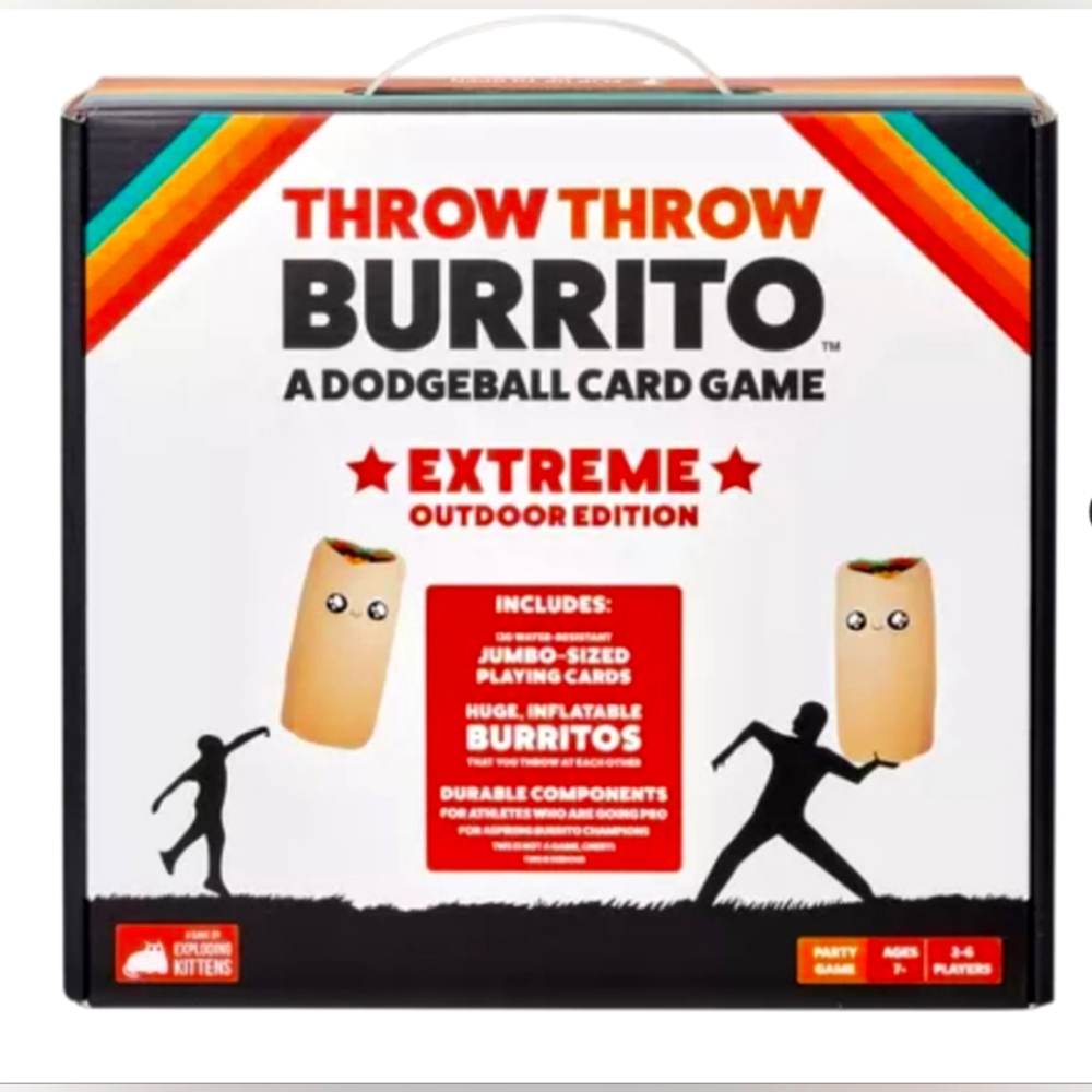 Throw Throw Burrito Extreme Outdoor Edition!